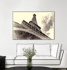 Eiffel Tower in Paris by I Bjork on GIANT ART - brown photo manipulation