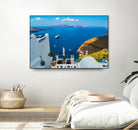 Santorini by Haris Kavalla on GIANT ART - blue photo manipulation