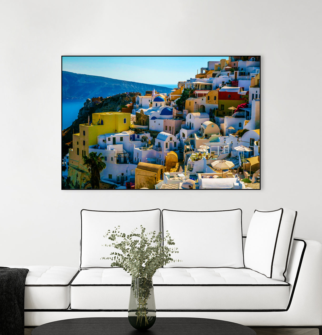 Oia Santorini. by Haris Kavalla on GIANT ART - blue photo manipulation