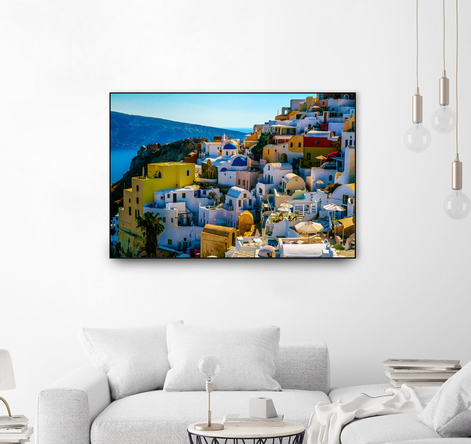 Oia Santorini. by Haris Kavalla on GIANT ART - blue photo manipulation