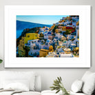 Oia Santorini. by Haris Kavalla on GIANT ART - blue photo manipulation