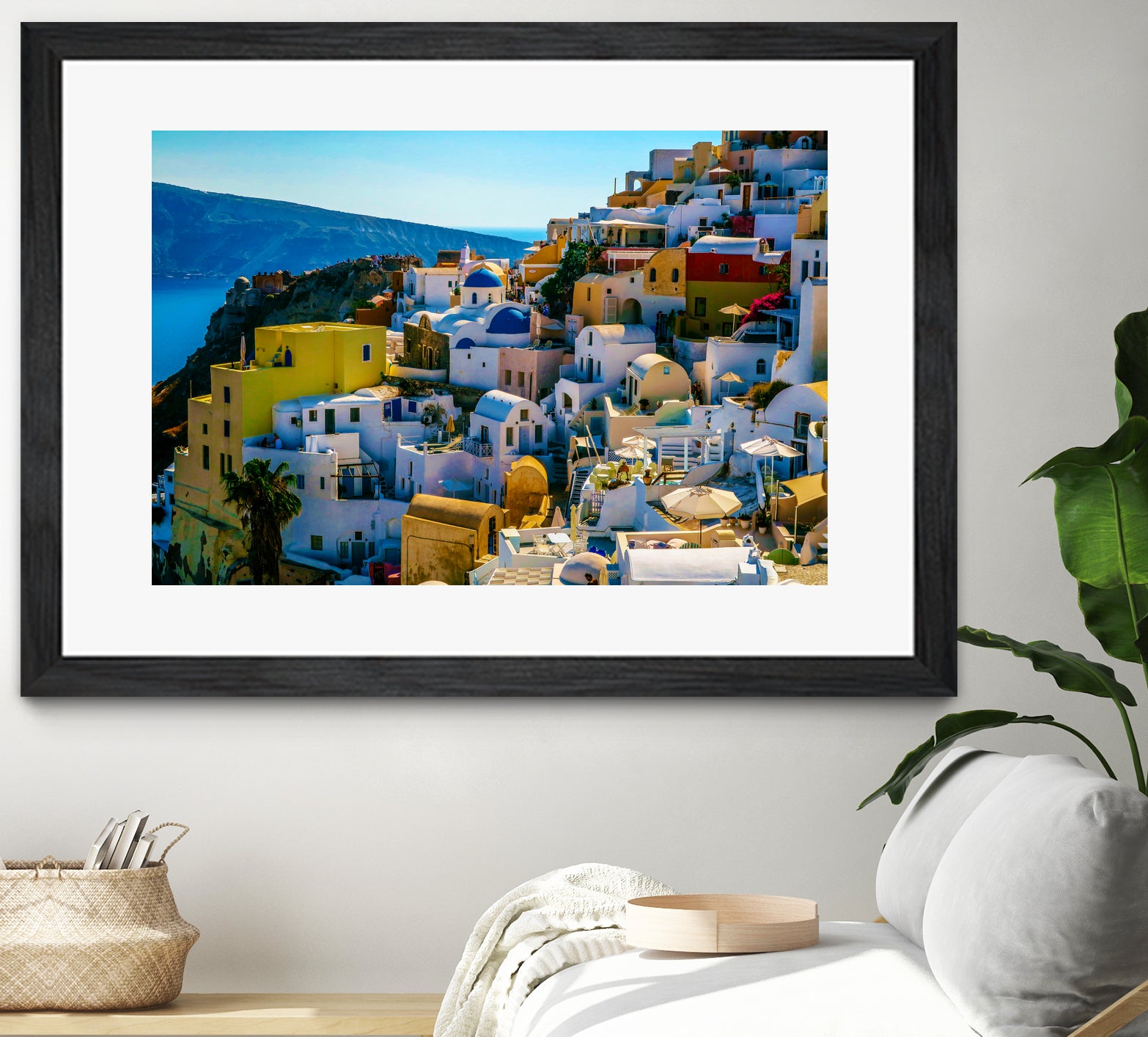 Oia Santorini. by Haris Kavalla on GIANT ART - blue photo manipulation