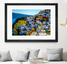 Oia Santorini. by Haris Kavalla on GIANT ART - blue photo manipulation