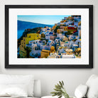 Oia Santorini. by Haris Kavalla on GIANT ART - blue photo manipulation