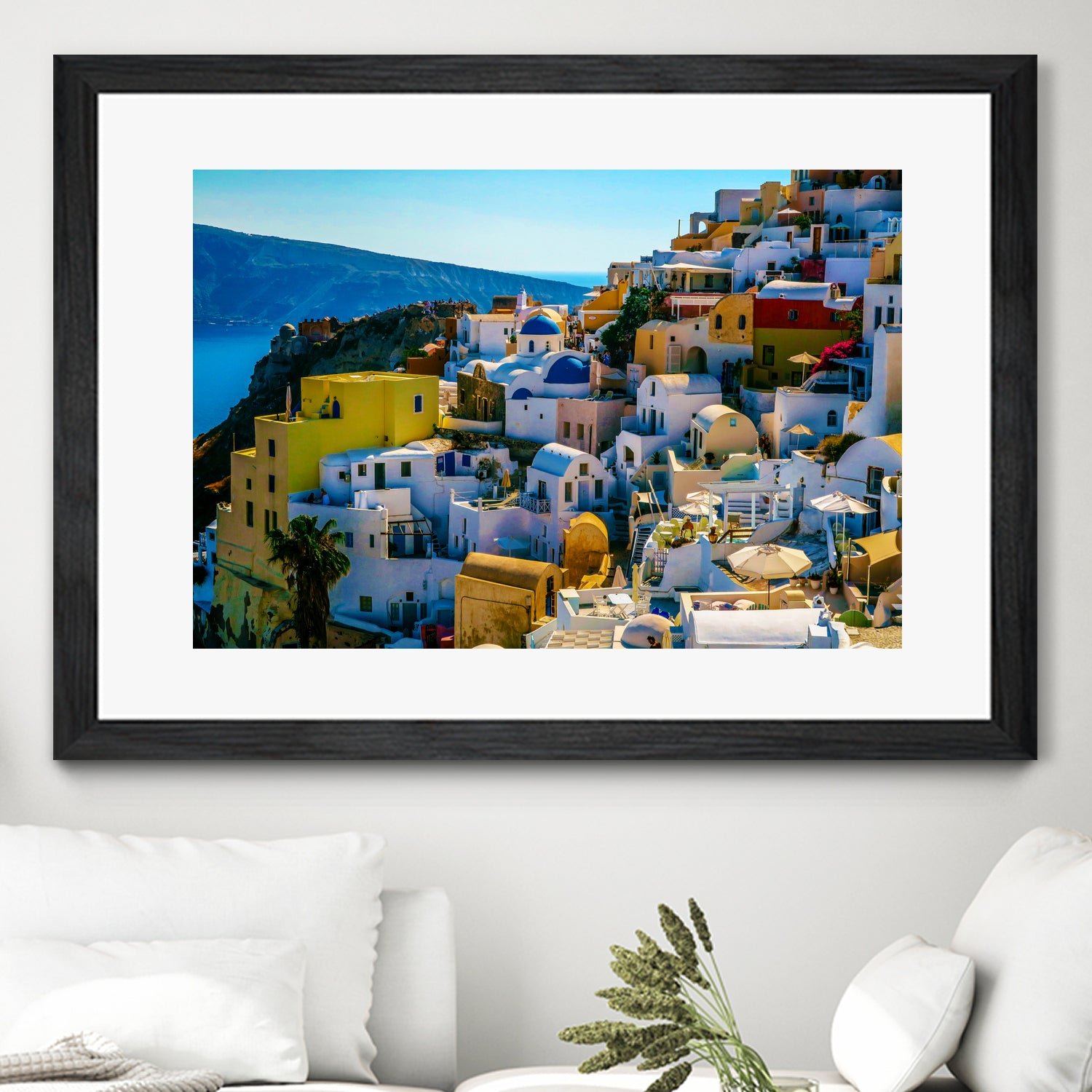 Oia Santorini. by Haris Kavalla on GIANT ART - blue photo manipulation