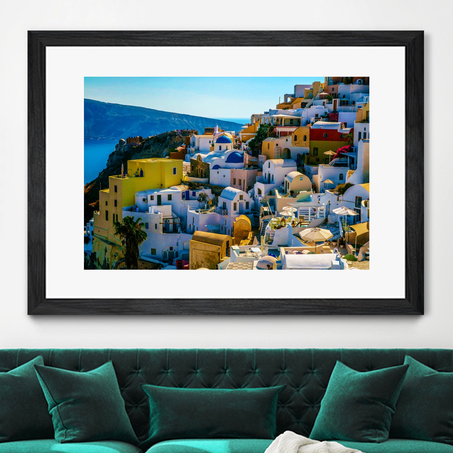 Oia Santorini. by Haris Kavalla on GIANT ART - blue photo manipulation