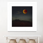 blood moon rising by Dirk Wüstenhagen on GIANT ART - orange photo manipulation