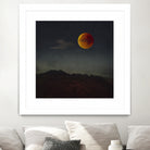 blood moon rising by Dirk Wüstenhagen on GIANT ART - orange photo manipulation