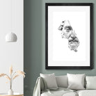 MARCUS AURELIUS ANTONINUS AUGUSTUS / black / white by Daniel Coulmann on GIANT ART - white digital drawing