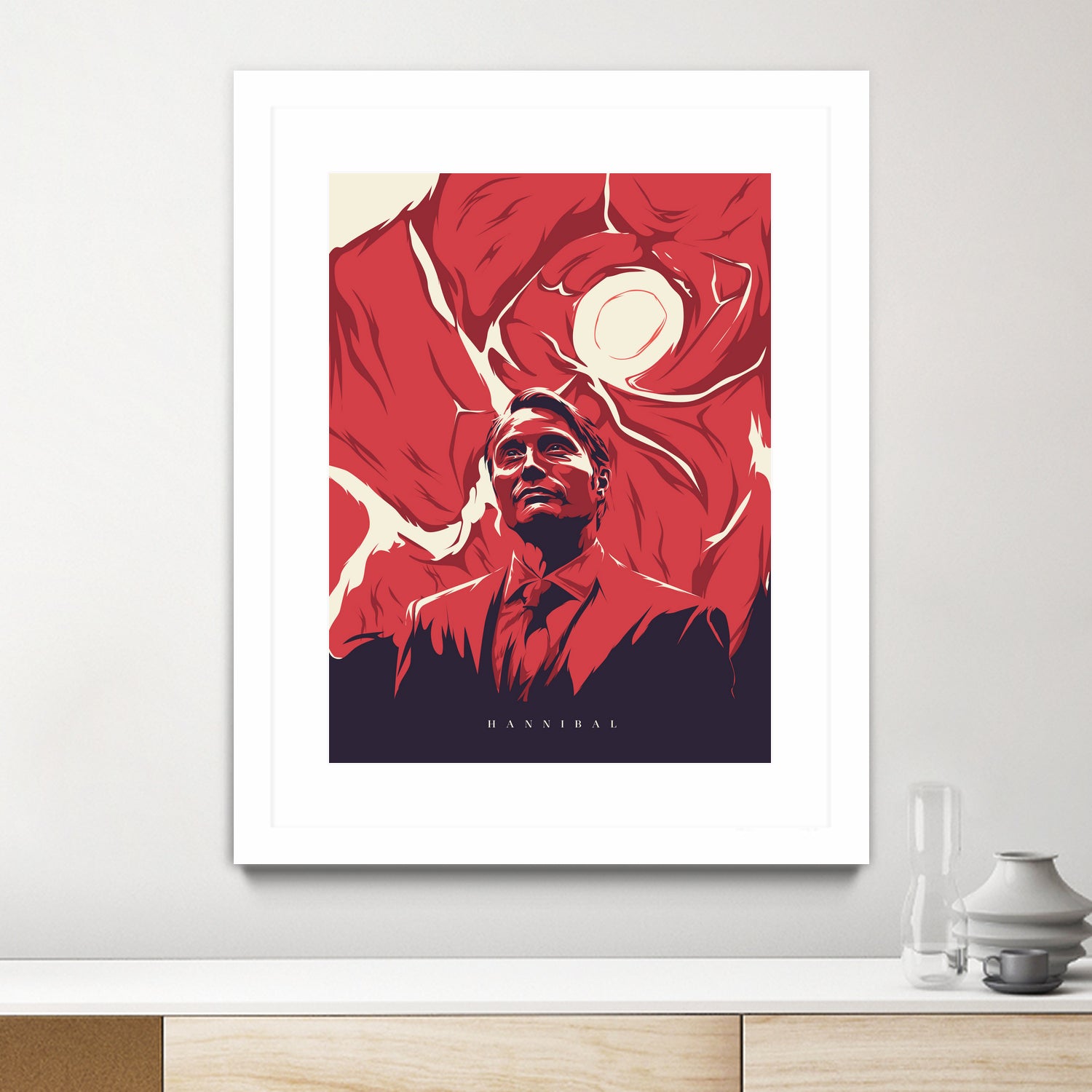 Hannibal by Tibor Lovas on GIANT ART - red vector illustration