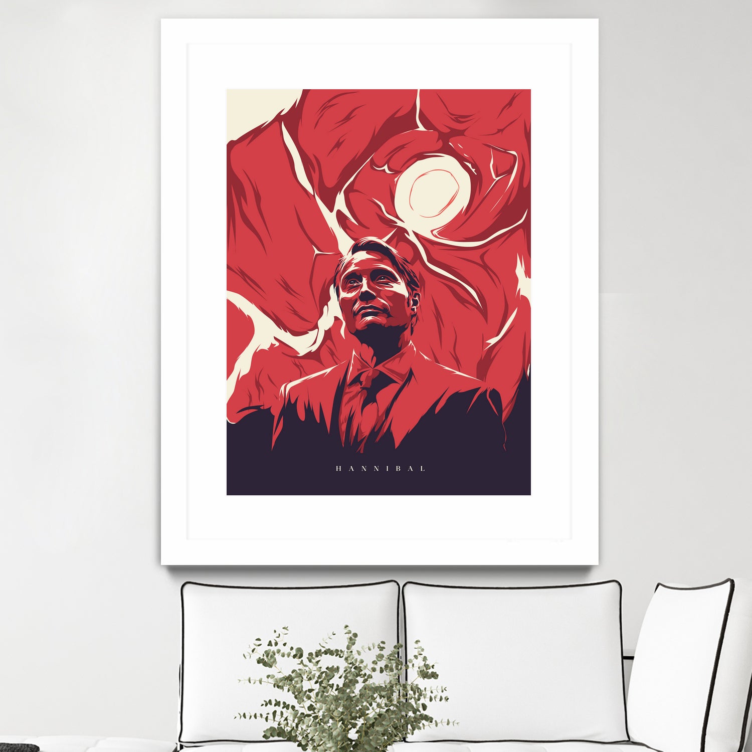 Hannibal by Tibor Lovas on GIANT ART - red vector illustration