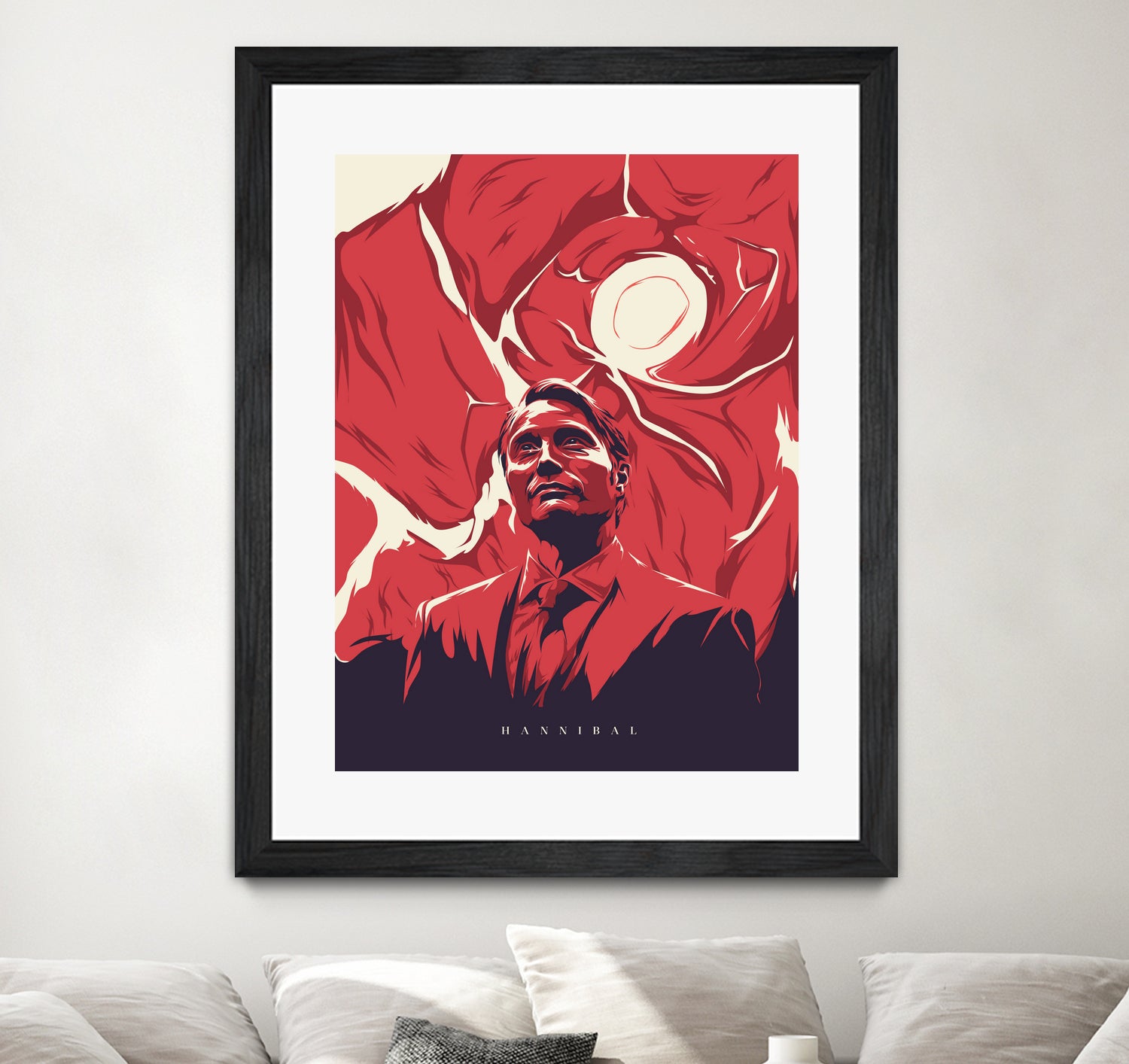 Hannibal by Tibor Lovas on GIANT ART - red vector illustration