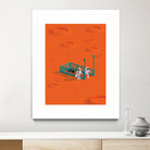 mars station by frederic peault on GIANT ART - orange 3d art