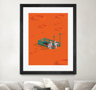 mars station by frederic peault on GIANT ART - orange 3d art