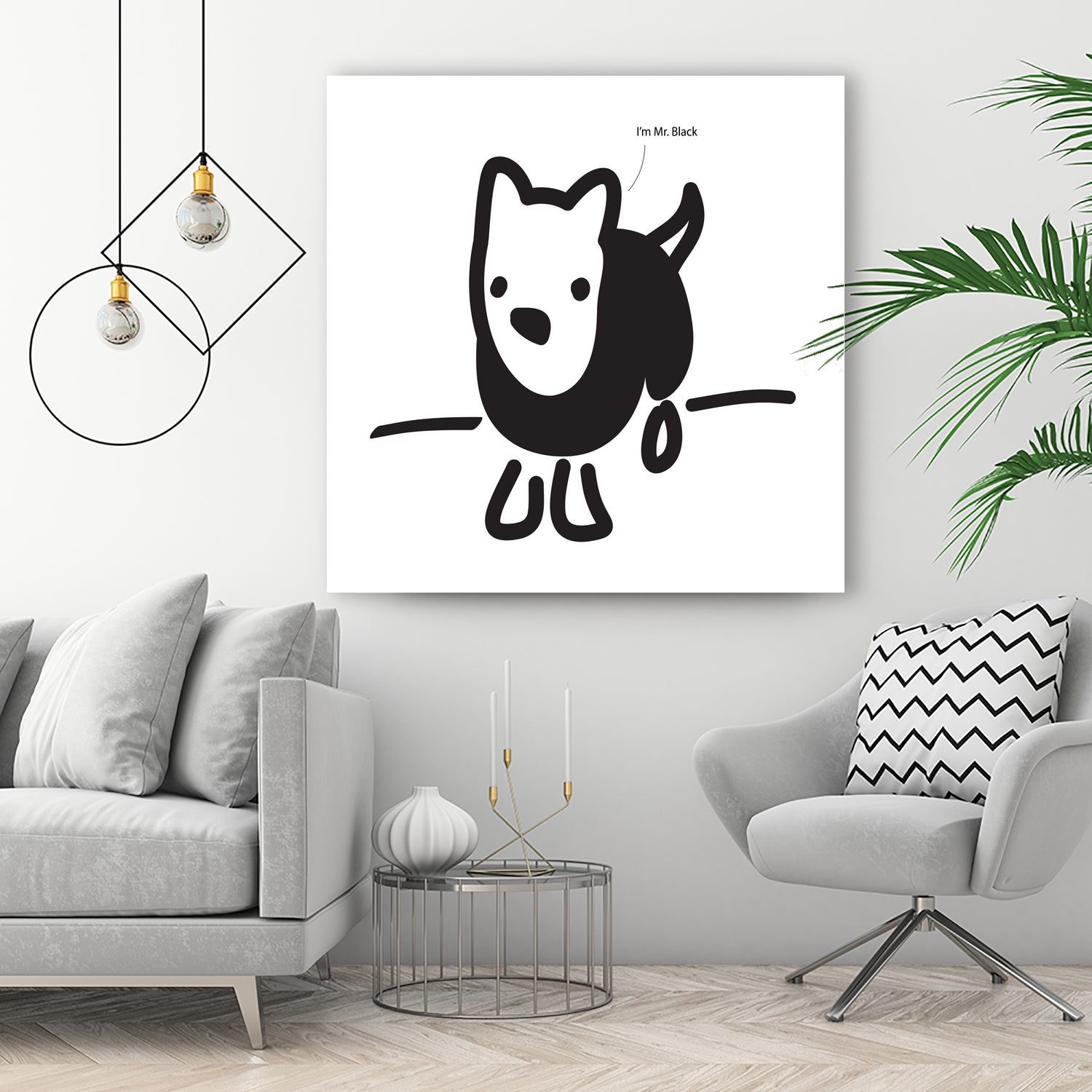 Mr. Black by Paul Thompson on GIANT ART - white vector illustration