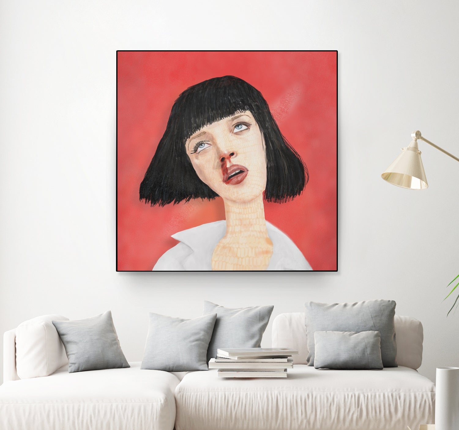 Ms. Wallace by Frida Freud on GIANT ART - red digital painting