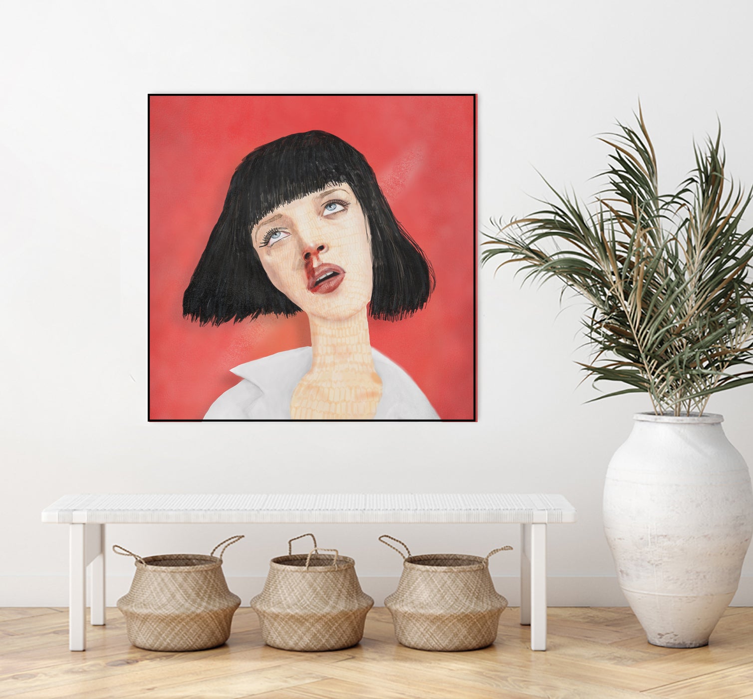 Ms. Wallace by Frida Freud on GIANT ART - red digital painting