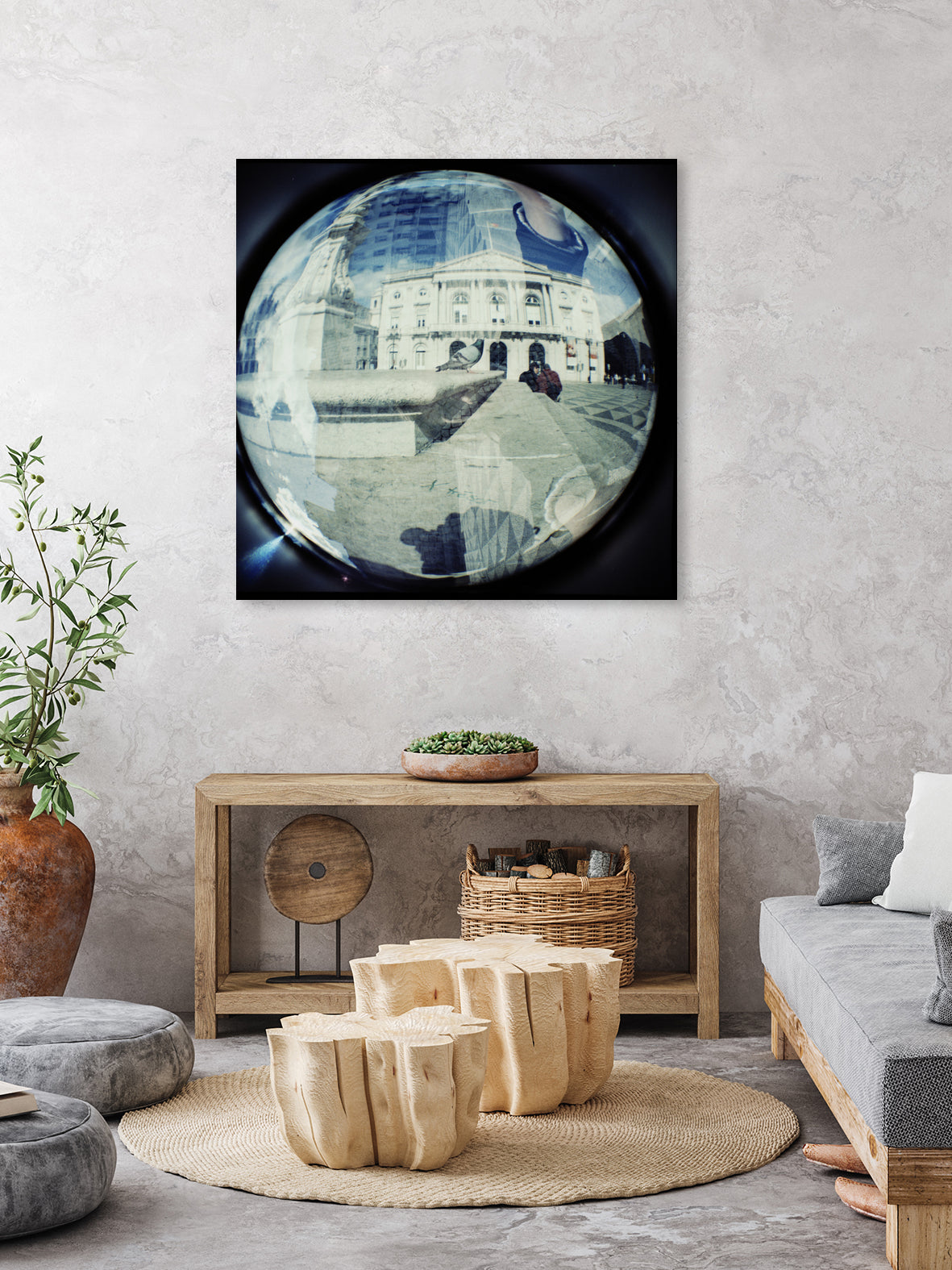 Rolo 16 - 2 by Ana Santos on GIANT ART - blue photo illustration