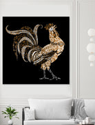 Le Coq Gaulois (The Gallic Rooster) by Diego Taborda on GIANT ART - white digital drawing