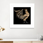 Le Coq Gaulois (The Gallic Rooster) by Diego Taborda on GIANT ART - white digital drawing