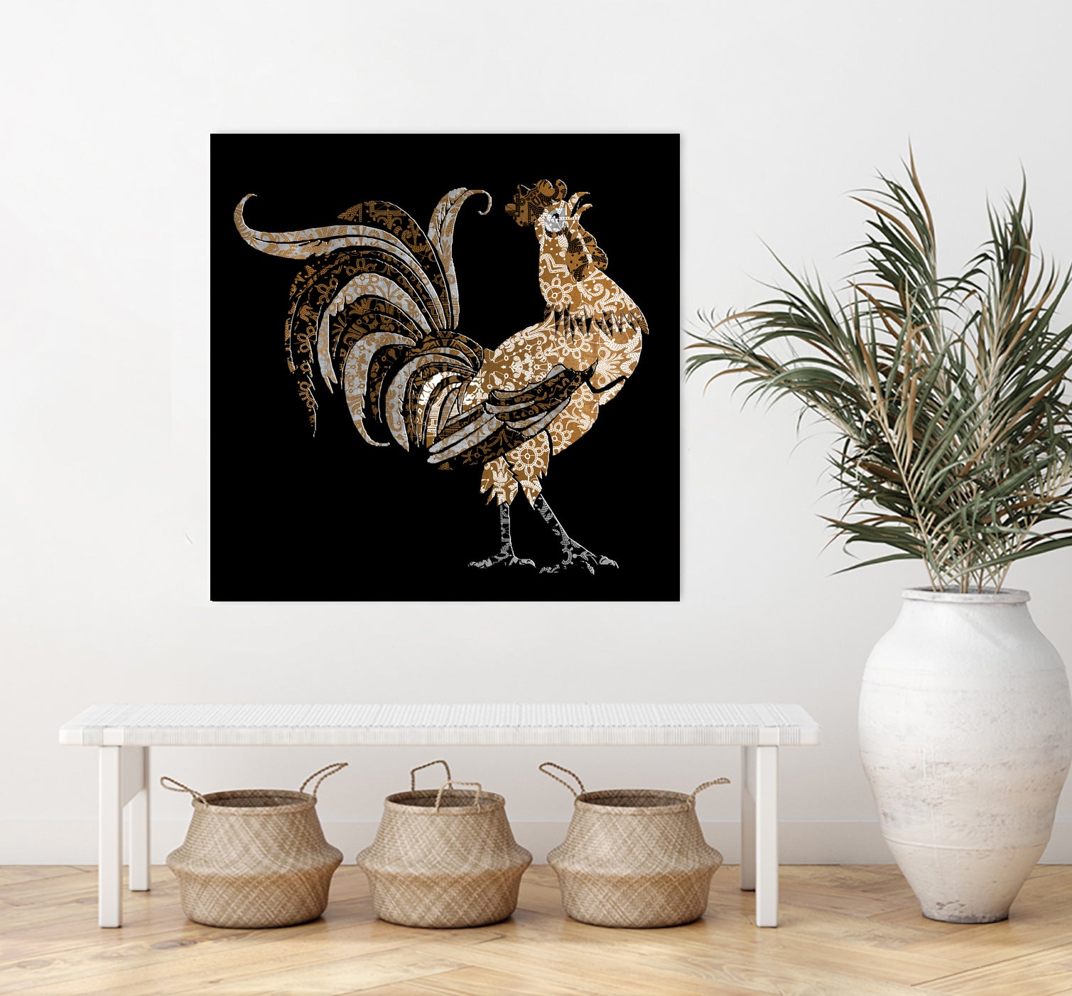 Le Coq Gaulois (The Gallic Rooster) by Diego Taborda on GIANT ART - white digital drawing