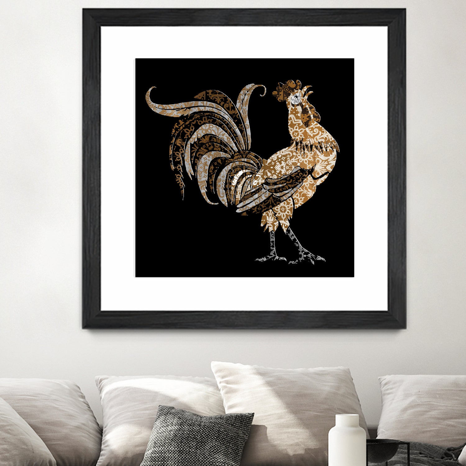 Le Coq Gaulois (The Gallic Rooster) by Diego Taborda on GIANT ART - white digital drawing