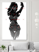 Robogirl by Kaloian Toshev on GIANT ART - black digital drawing