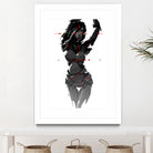 Robogirl by Kaloian Toshev on GIANT ART - black digital drawing