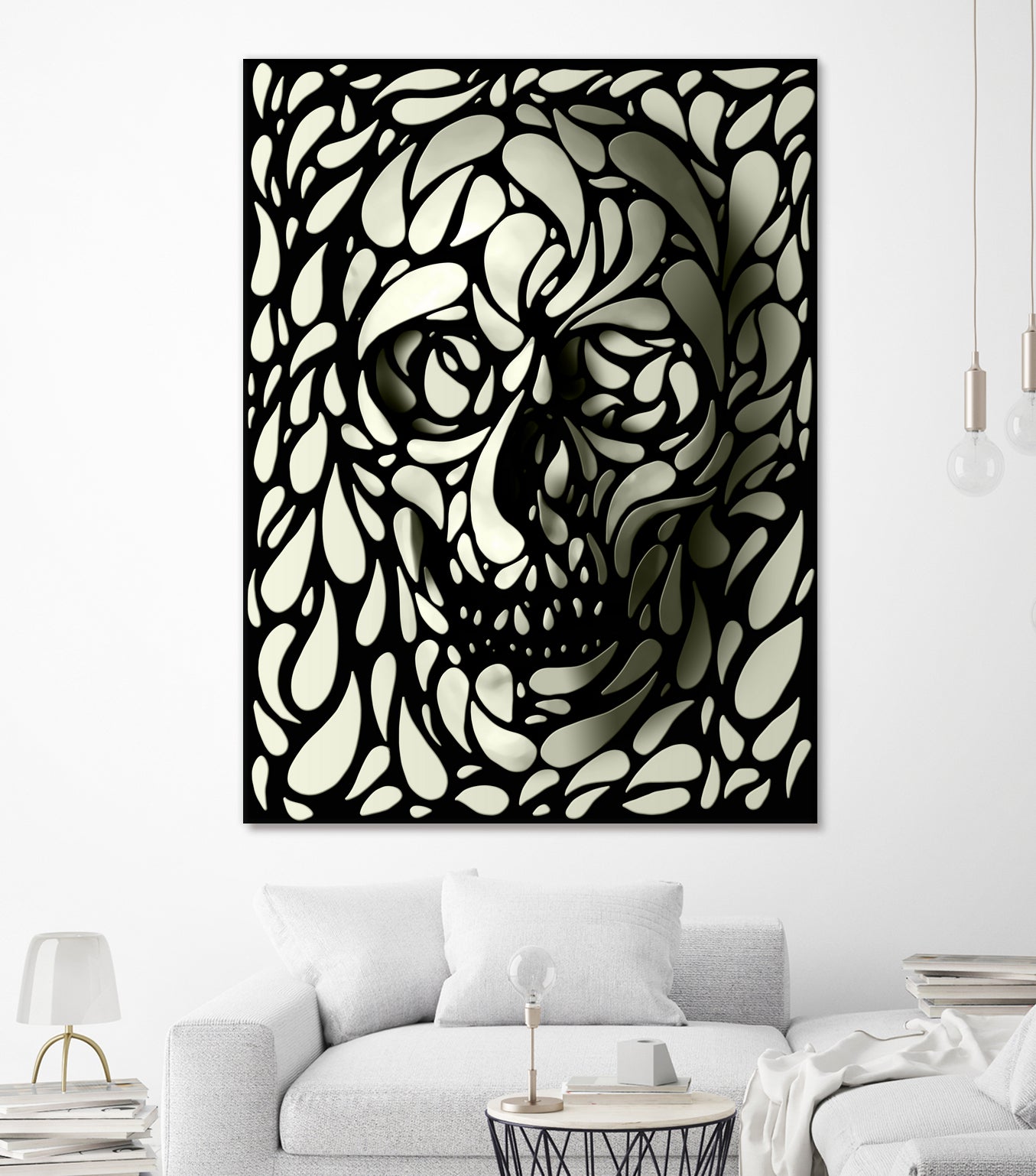 Skull 4 by Ali Gulec on GIANT ART - black digital drawing