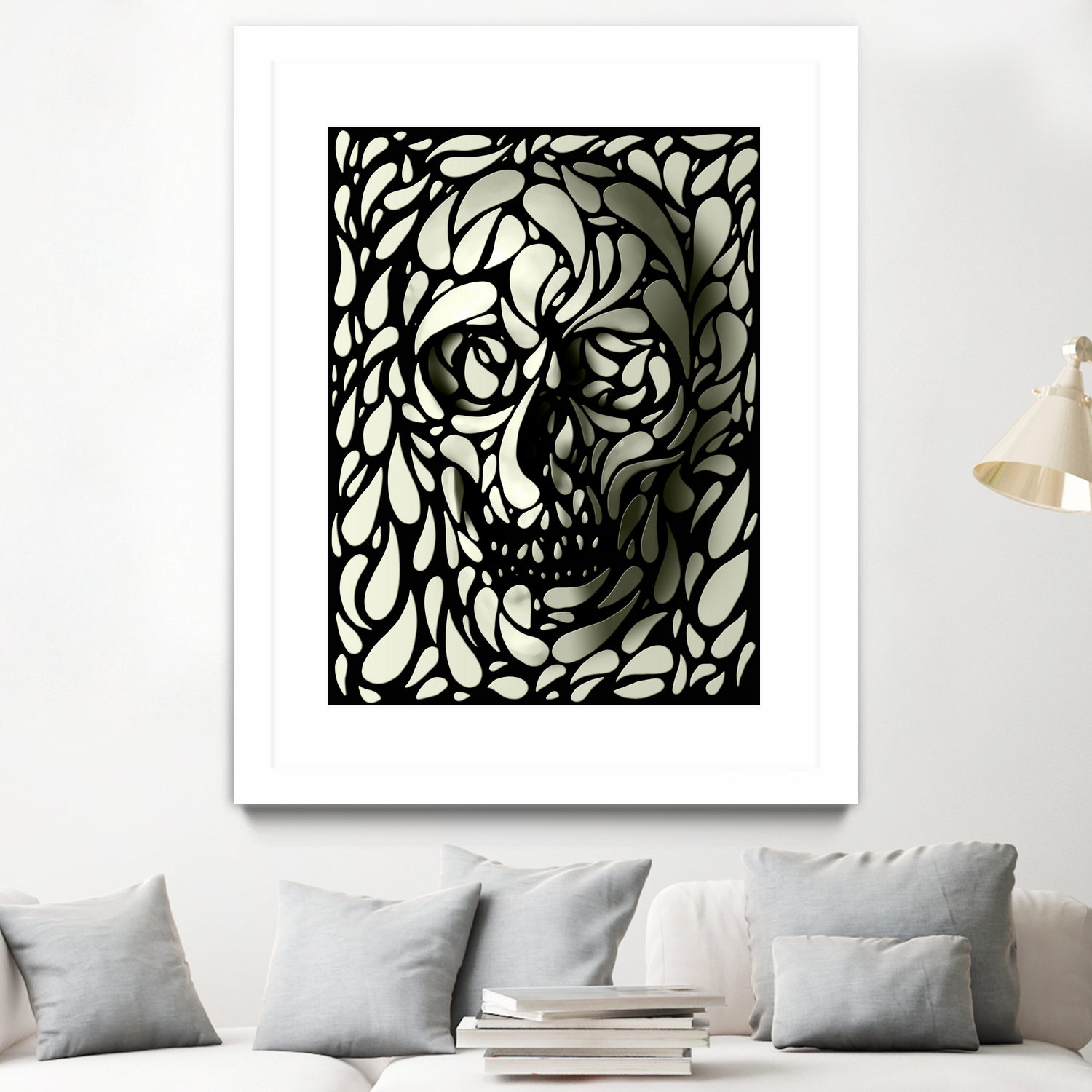 Skull 4 by Ali Gulec on GIANT ART - black digital drawing