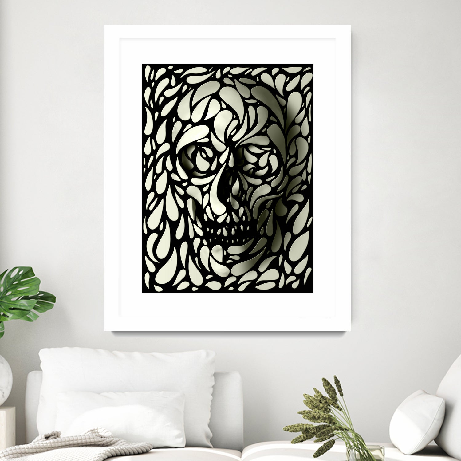 Skull 4 by Ali Gulec on GIANT ART - black digital drawing