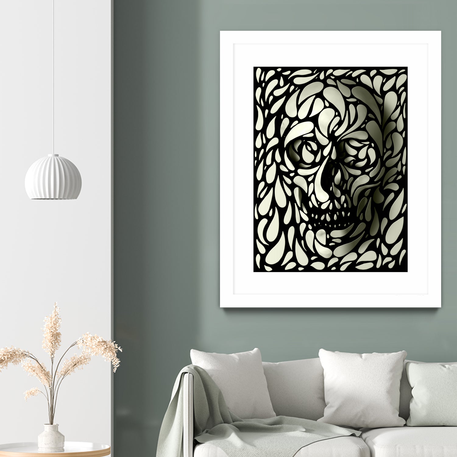 Skull 4 by Ali Gulec on GIANT ART - black digital drawing