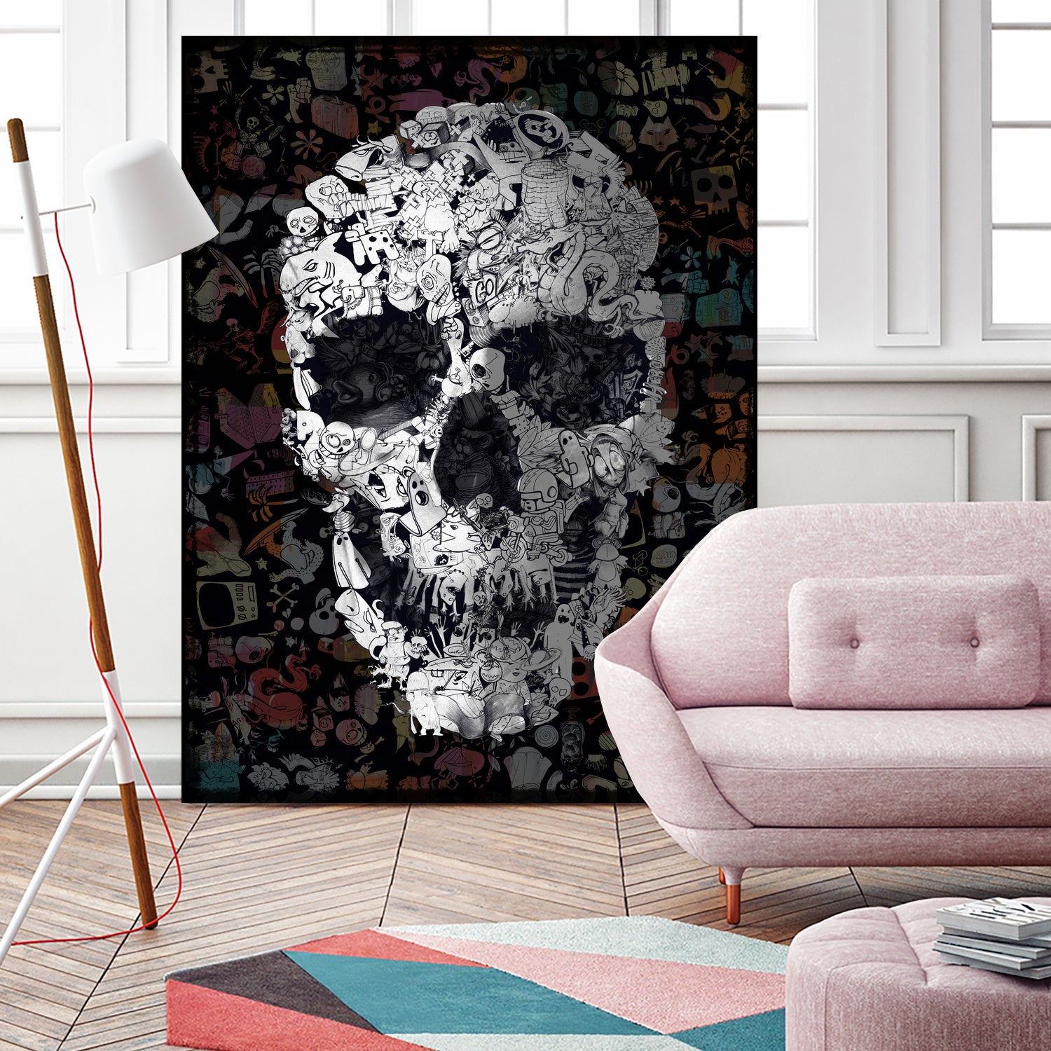 Doodle Skull by Ali Gulec on GIANT ART - digital drawing