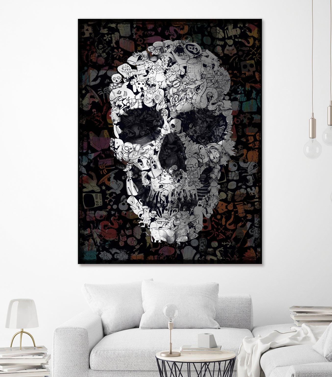 Doodle Skull by Ali Gulec on GIANT ART - digital drawing