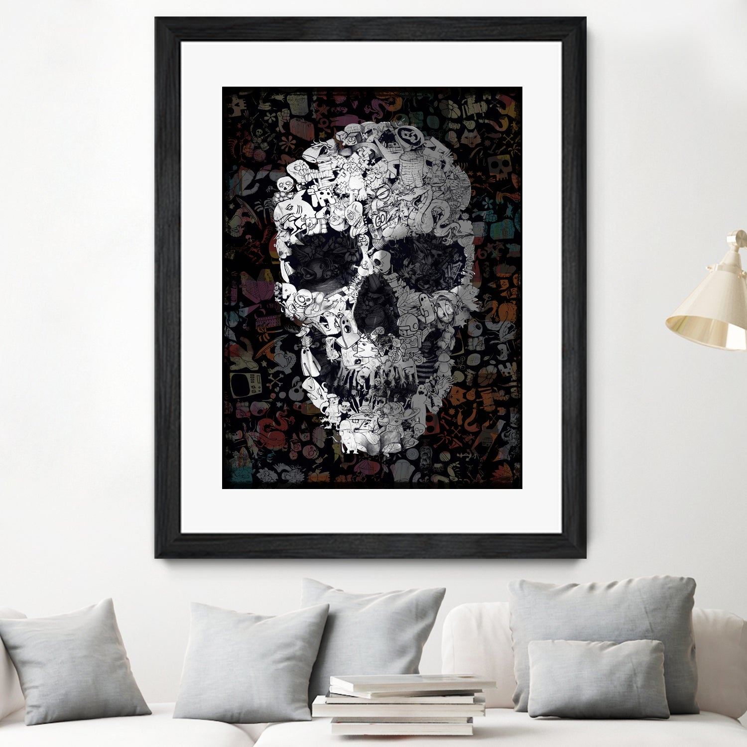 Doodle Skull by Ali Gulec on GIANT ART - digital drawing