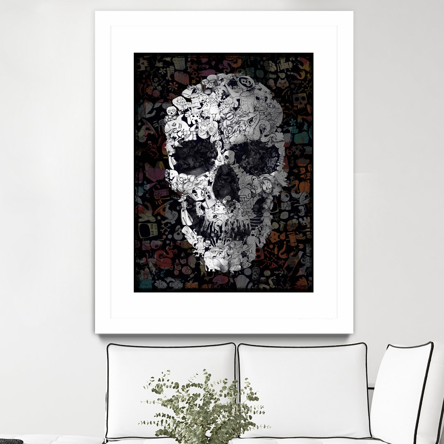 Doodle Skull by Ali Gulec on GIANT ART - digital drawing