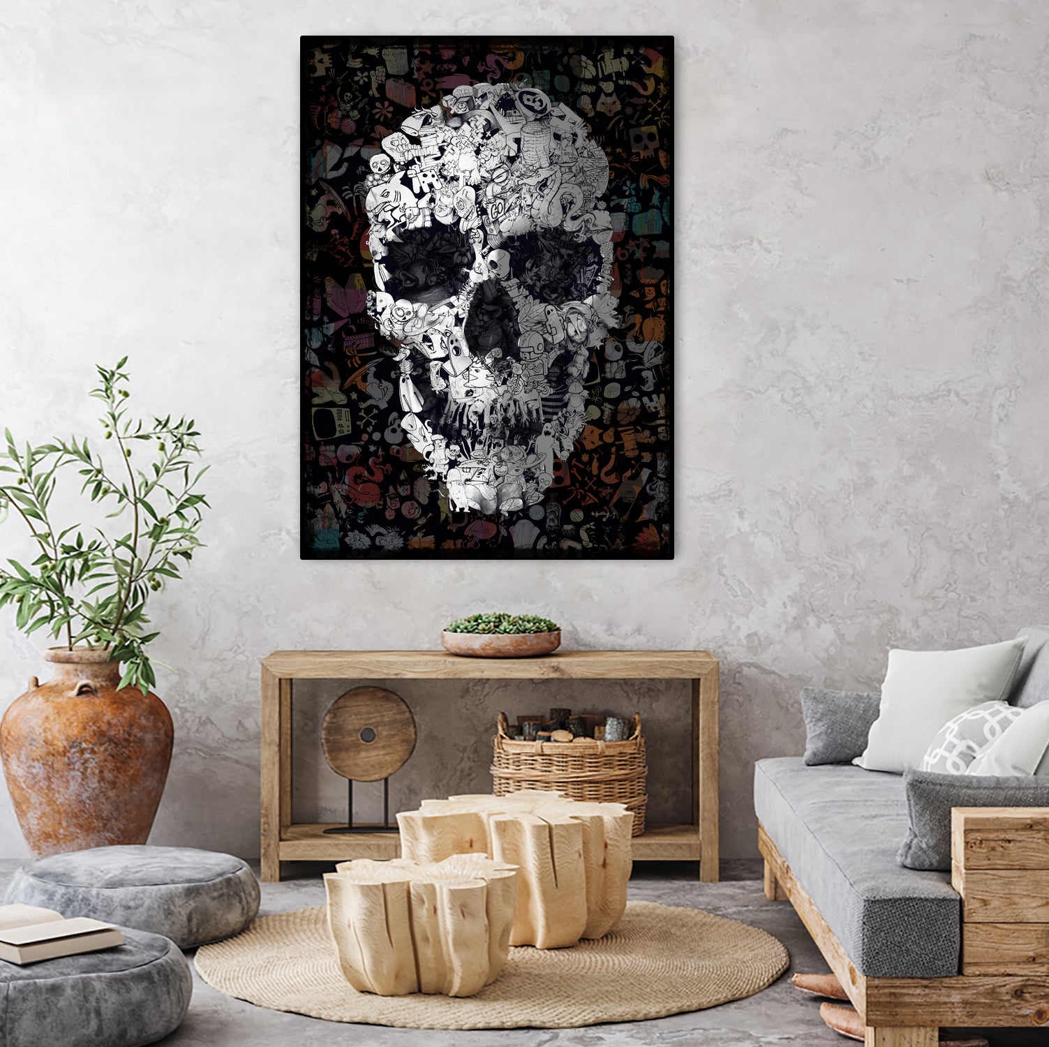 Doodle Skull by Ali Gulec on GIANT ART - digital drawing