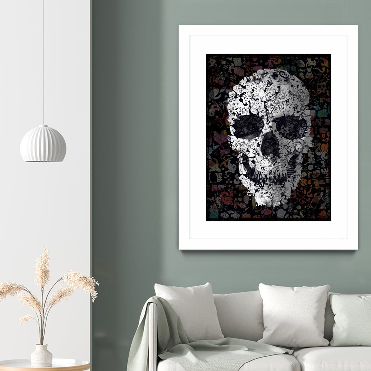 Doodle Skull by Ali Gulec on GIANT ART - digital drawing