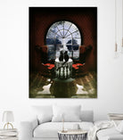 Room Skull by Ali Gulec on GIANT ART - white photo manipulation