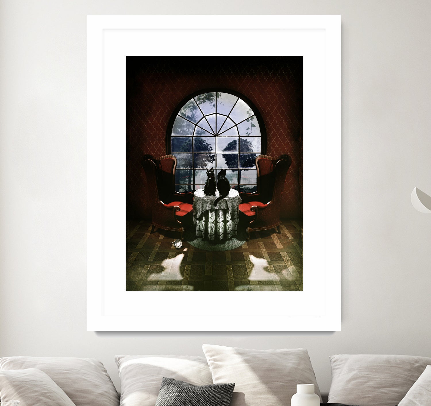 Room Skull by Ali Gulec on GIANT ART - white photo manipulation