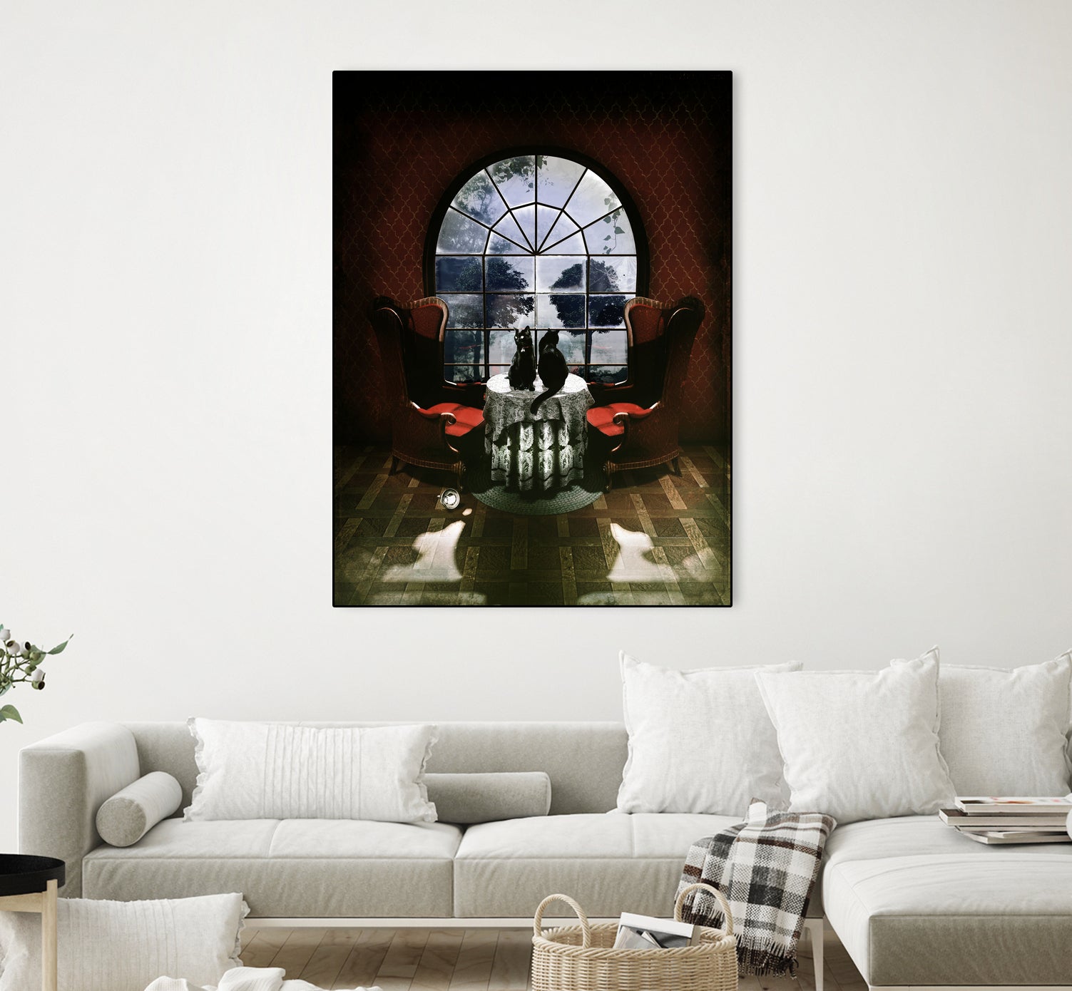 Room Skull by Ali Gulec on GIANT ART - white photo manipulation