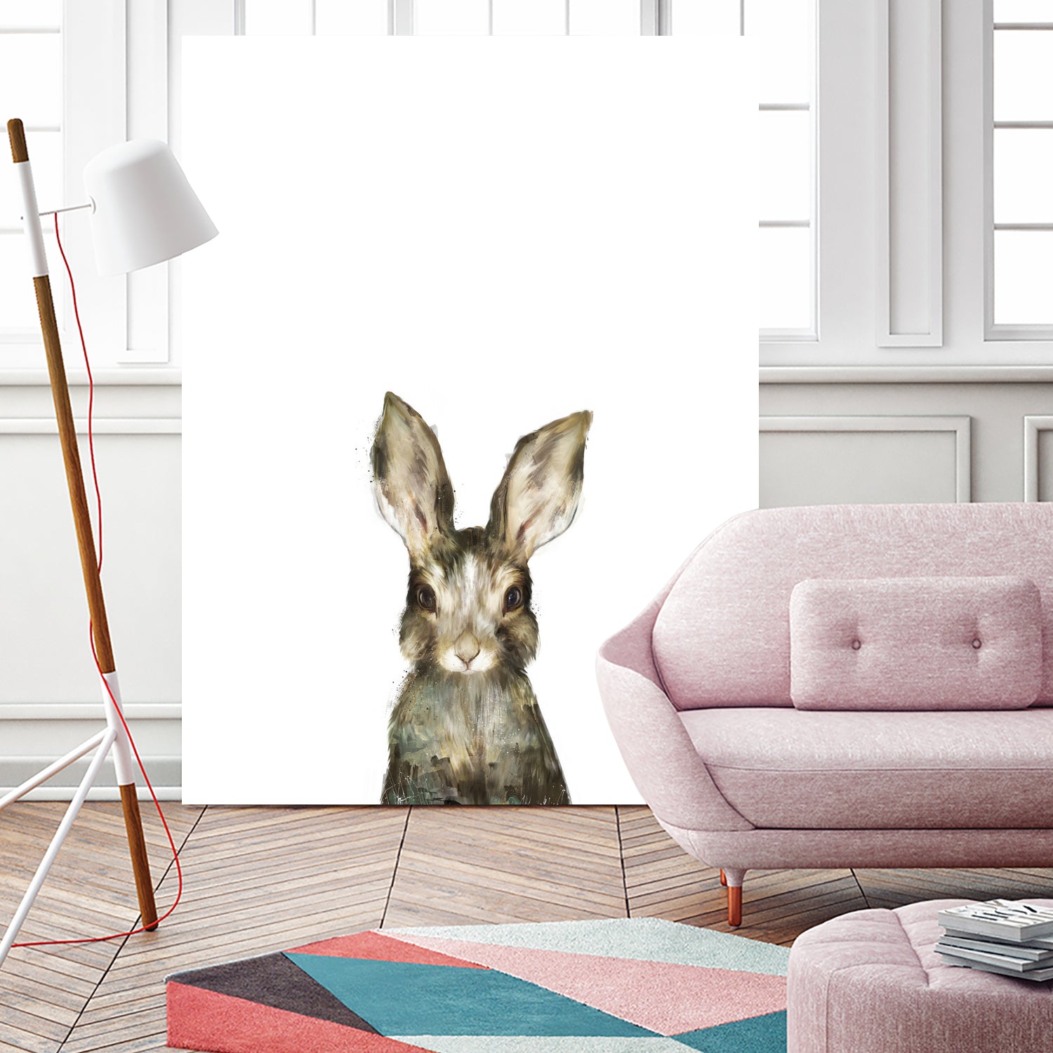 Little Rabbit by Amy Hamilton on GIANT ART - digital painting