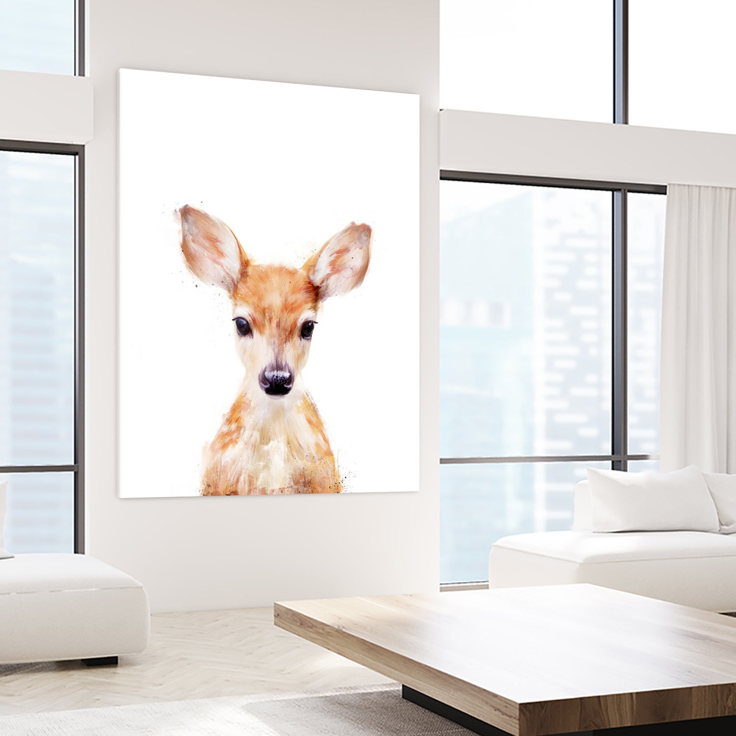 Little Deer by Amy Hamilton on GIANT ART - digital painting