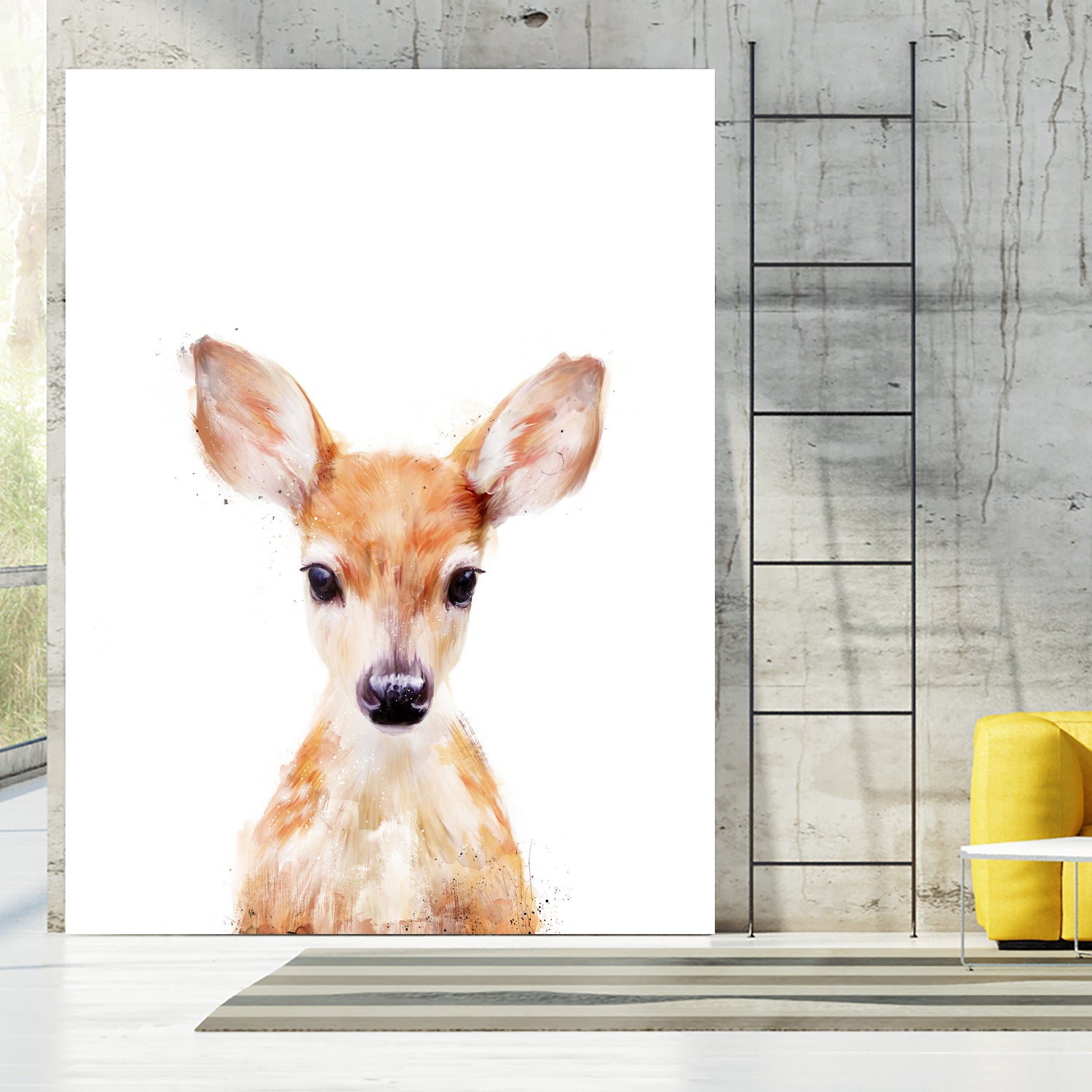 Little Deer by Amy Hamilton on GIANT ART - digital painting