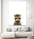 Little Raccoon by Amy Hamilton on GIANT ART - digital painting