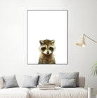 Little Raccoon by Amy Hamilton on GIANT ART - digital painting