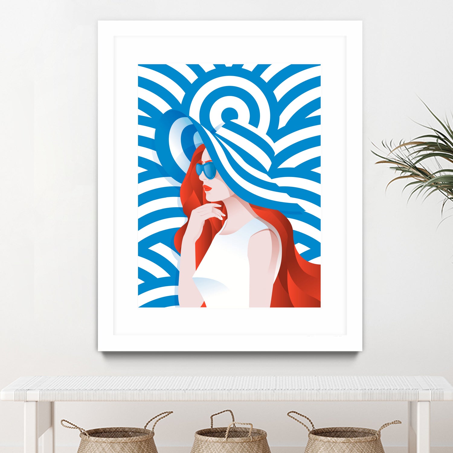 Redhead by Jose Paulino on GIANT ART - white vector illustration