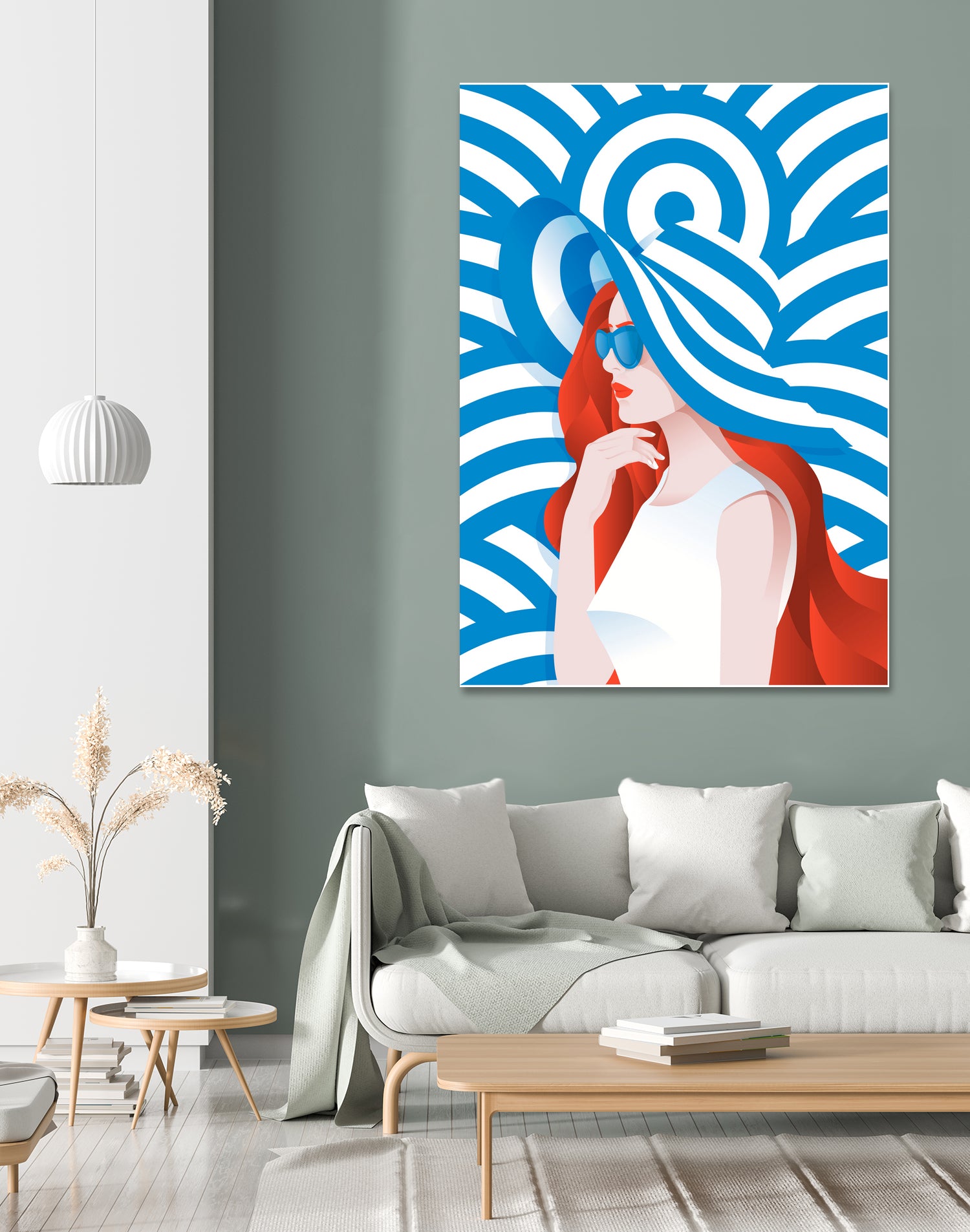 Redhead by Jose Paulino on GIANT ART - white vector illustration