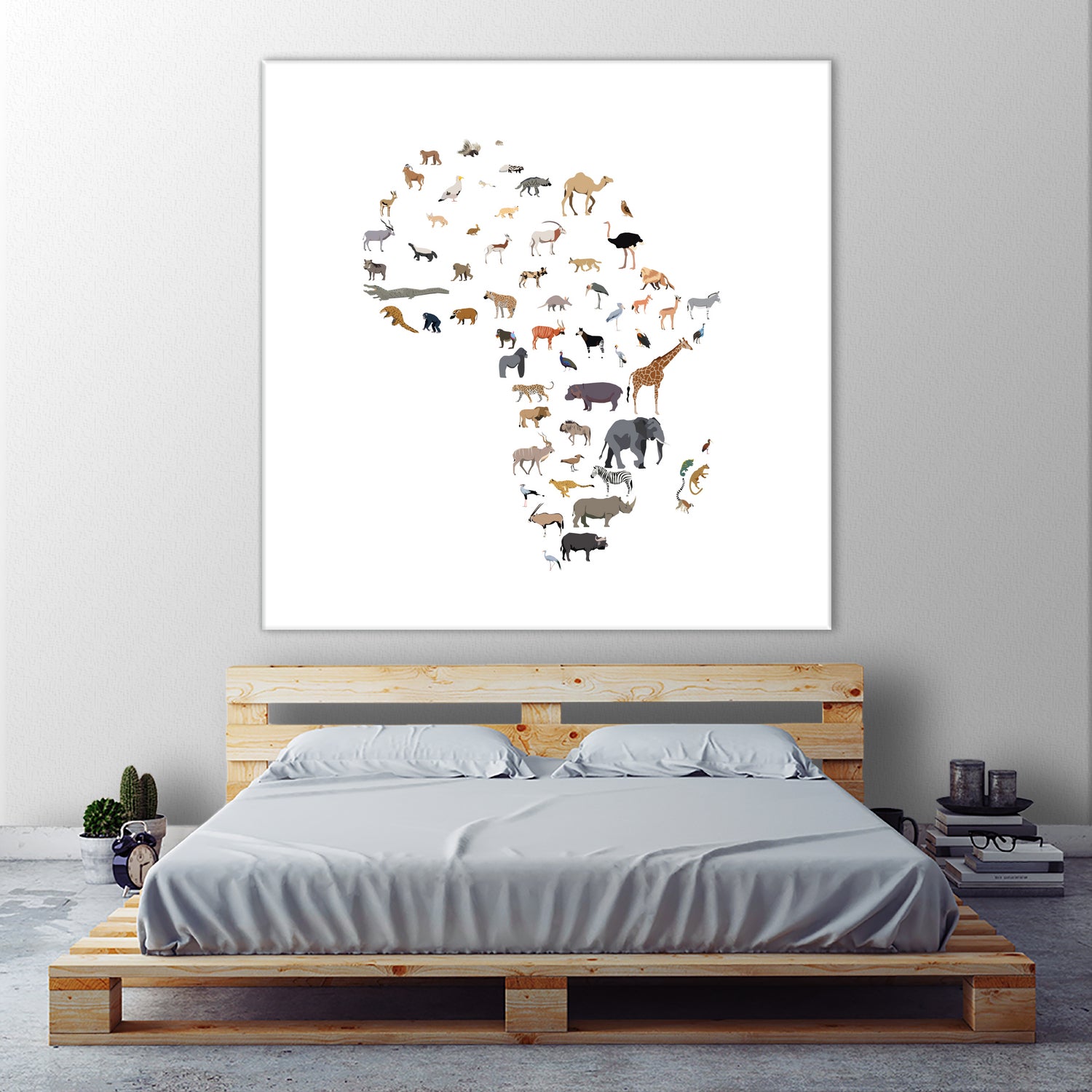 Wild Africa by Rodrigo Esparza-Salas on GIANT ART - white vector illustration