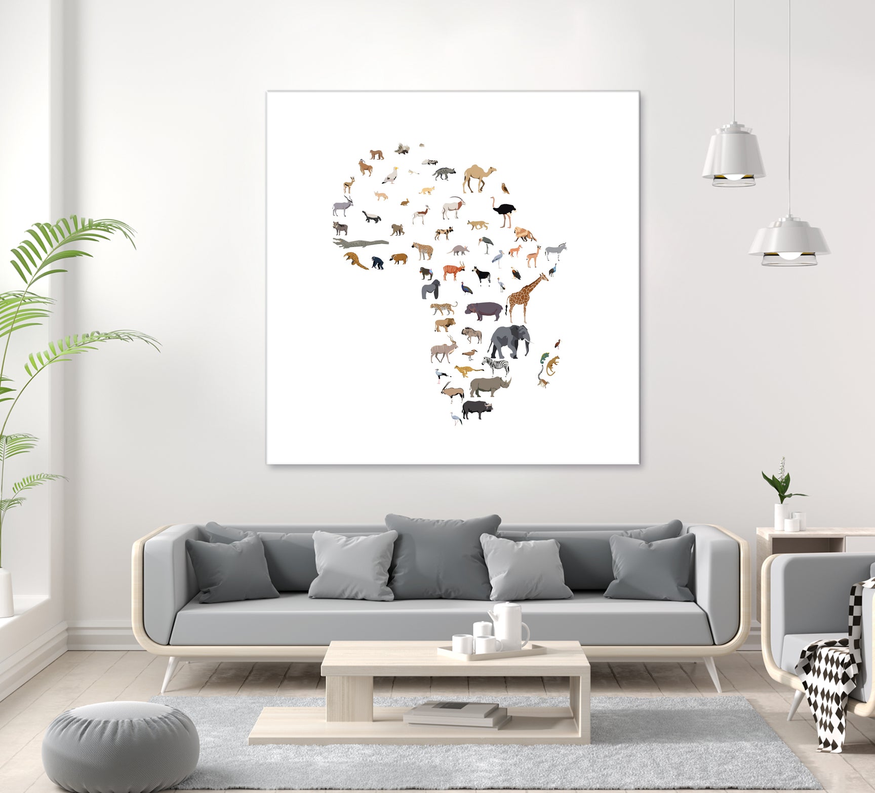 Wild Africa by Rodrigo Esparza-Salas on GIANT ART - white vector illustration